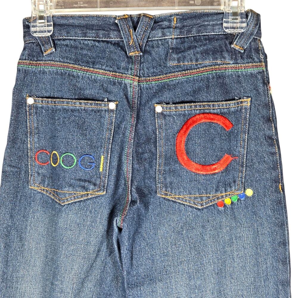 Coogi Jeans Boys 10 Denim Straight Leg Embroidered‎ Pockets Y2K Hip Hop Skate